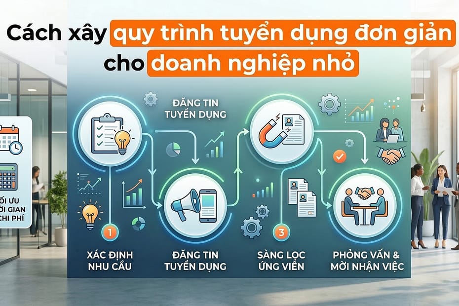 An Phạm chia sẻ cách xây quy trình tuyển dụng cho doanh nghiệp nhỏ