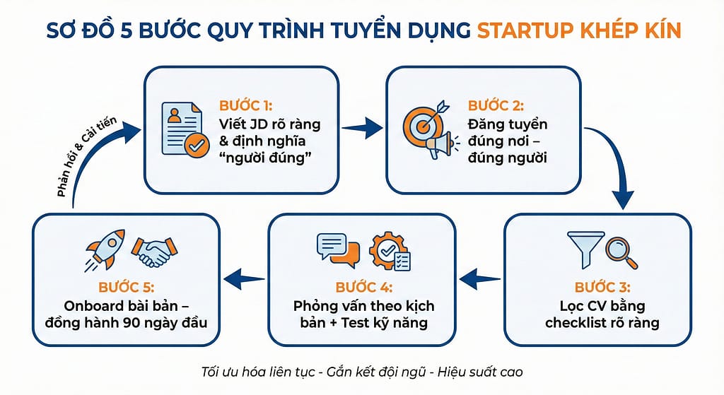 5 buoc quy trinh tuyen dung