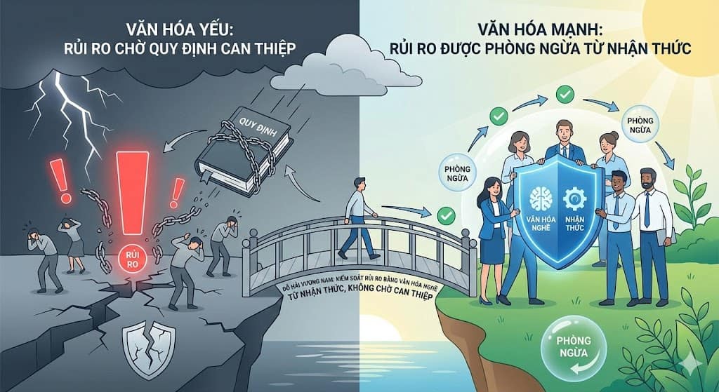 Quản trị rủi ro bằng văn hoá nghề