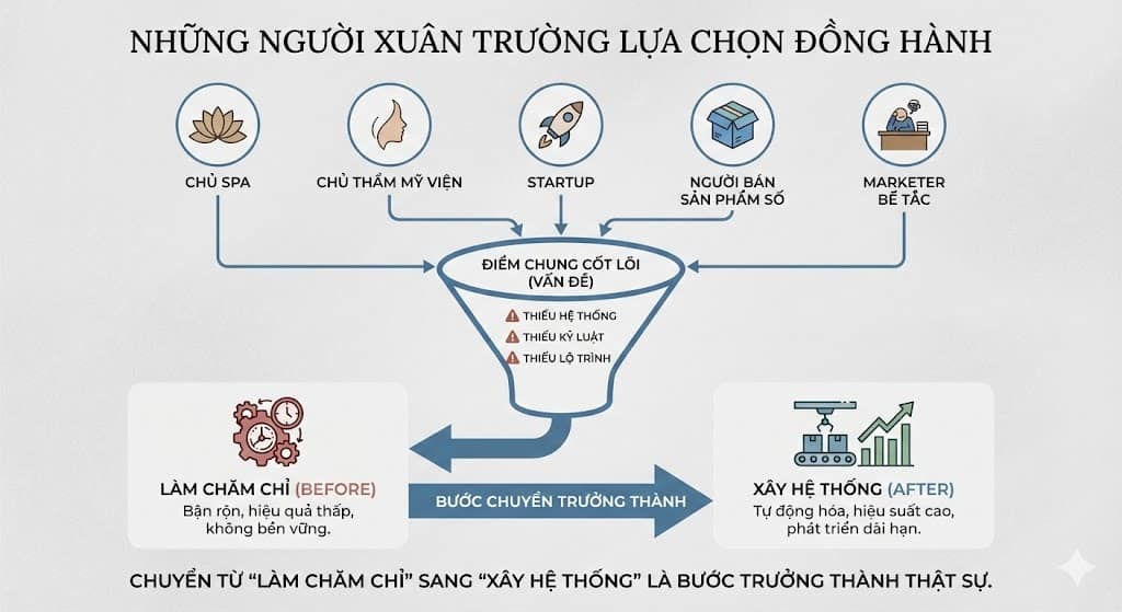 Xuân Trường và nhóm đối tượng đồng hành xây hệ thống