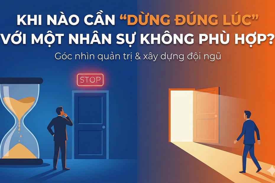 dung dung luc voi nhan su khong phu hop