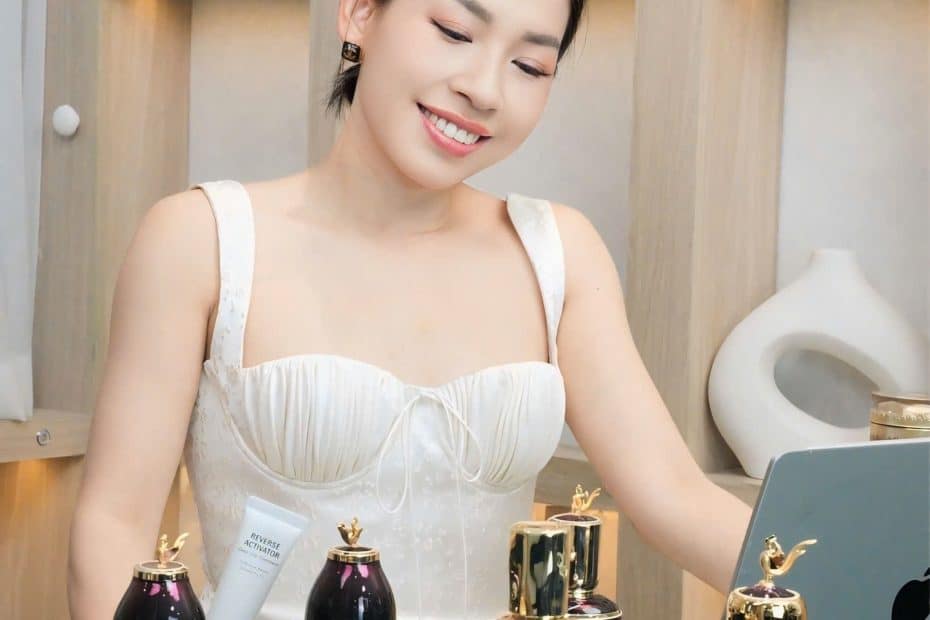 Hình ảnh Lan Phương trong phong cách sang trọng và tinh tế