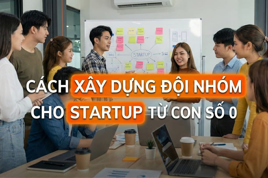 Cách xây dựng đội nhóm cho startup từ con số 0