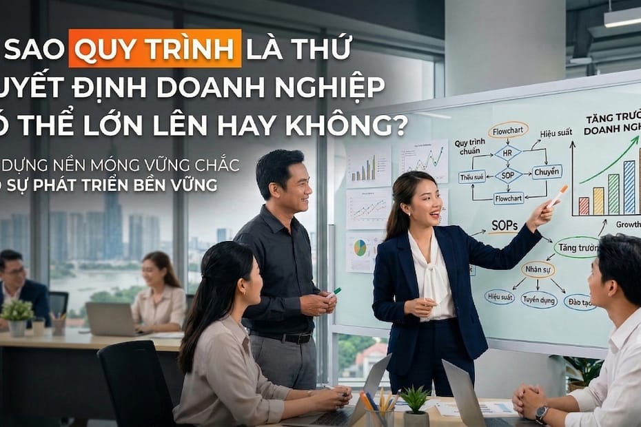 Tầm quan trọng của quy trình trong doanh nghiệp