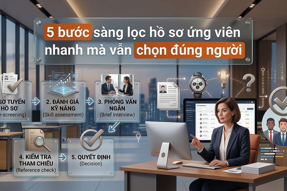 An Phạm chia sẻ cách sàng lọc hồ sơ ứng viên hiệu quả