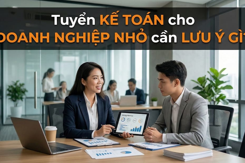 Tuyển dụng kế toán cho doanh nghiệp nhỏ cần lưu ý gì?